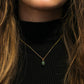 Raw Emerald Gemstone Necklace